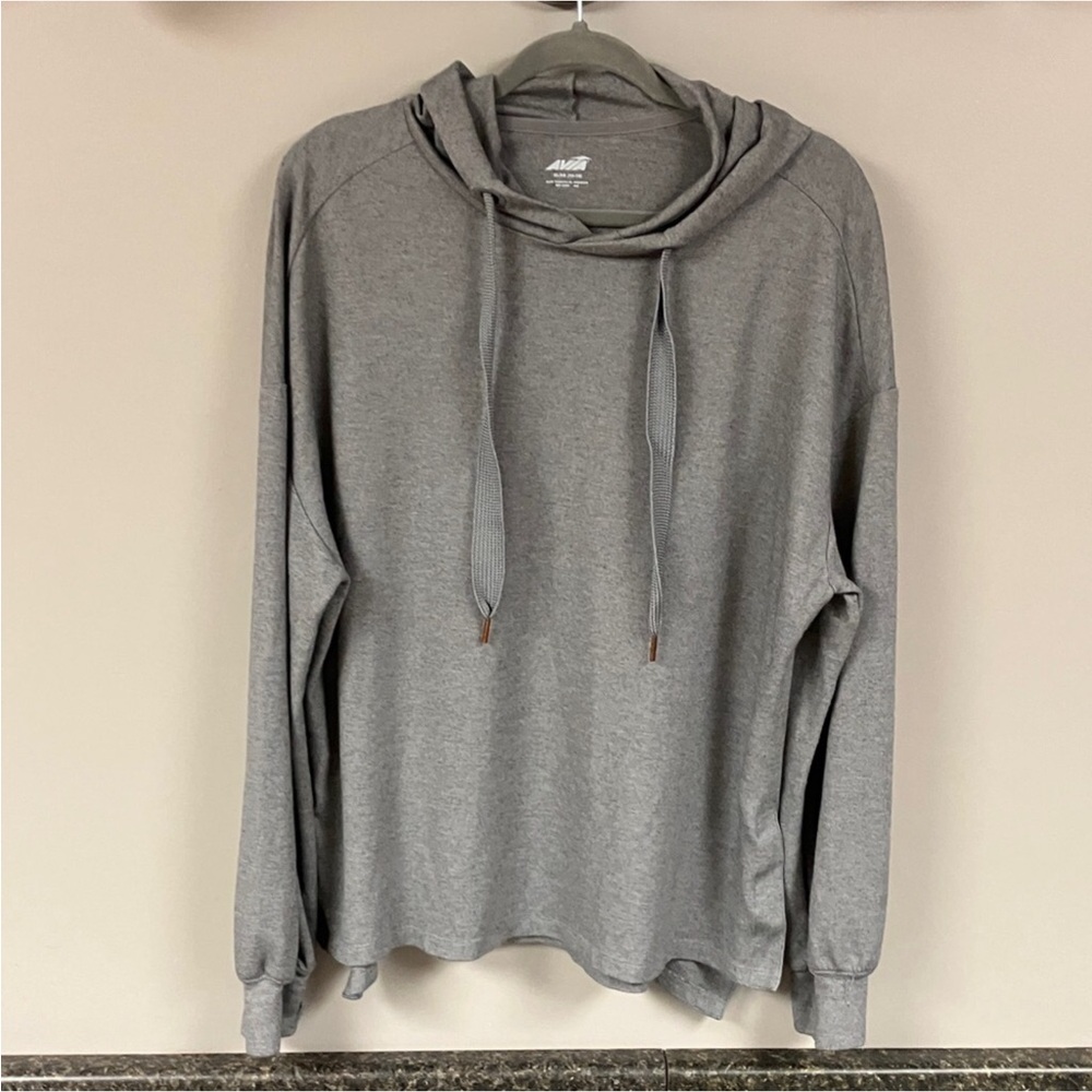 3/$15❤️ Avia gray hoodie jacket xl 16/18